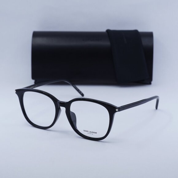 Final Price! Saint Laurent SL724/F 001 Black Eyeglasses - Picture 1 of 11